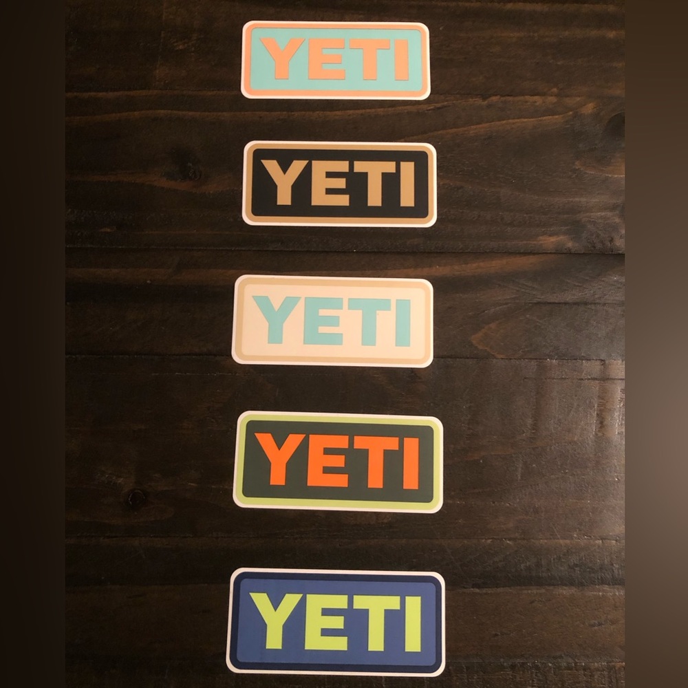 Yeti Stickers Bundle of 5